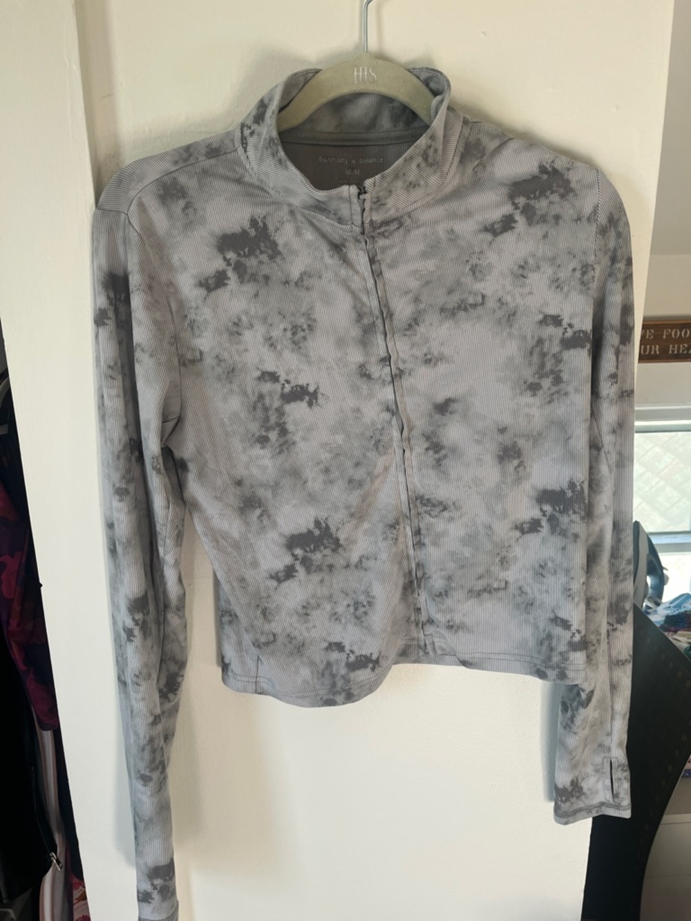 Tie-Dye Ribbed Lounge Set - Green & Gray - Picture 8 of 12